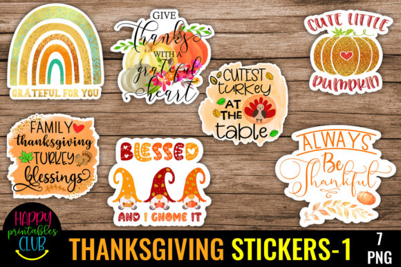 Download Thanksgiving Stickers 1-Thanksgiving - Premium Bundle
