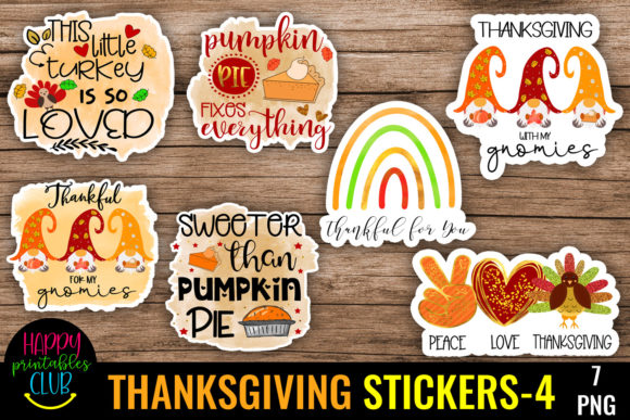 Download Thanksgiving Stickers 4-Thanksgiving - Premium Bundle
