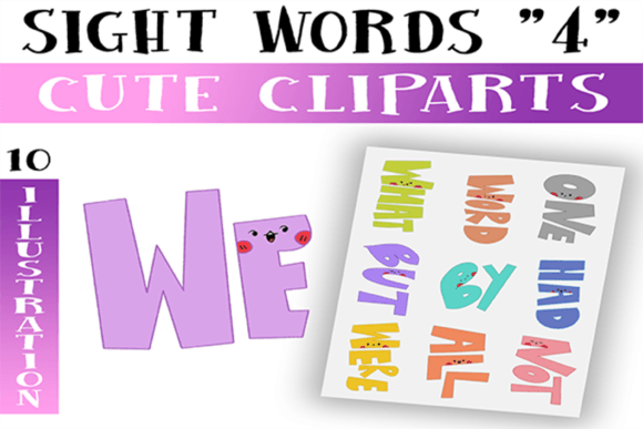 Download Sight Words Cliparts for Commercial Use - Commercial use Collection