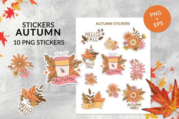 Download Printable Autumn Stickers - Printable autumn stickers Collection